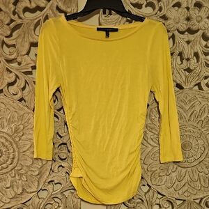 WHBM Soft Yellow Top